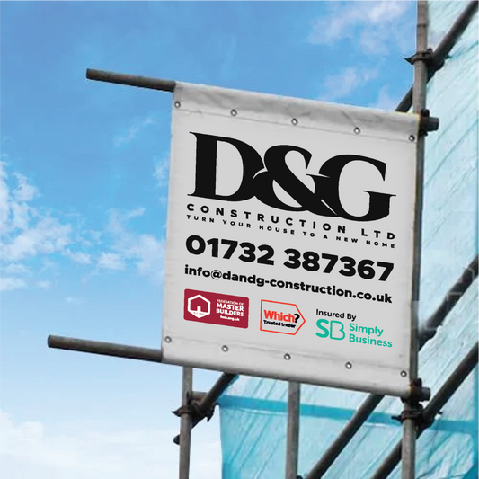 Printed Scaffolding Banner